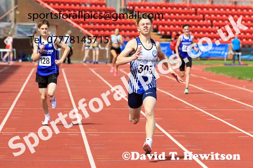 400 metres, 2024 Gateshead Tartan Games.  Photo: David T. Hewitson/Sports for All Pics